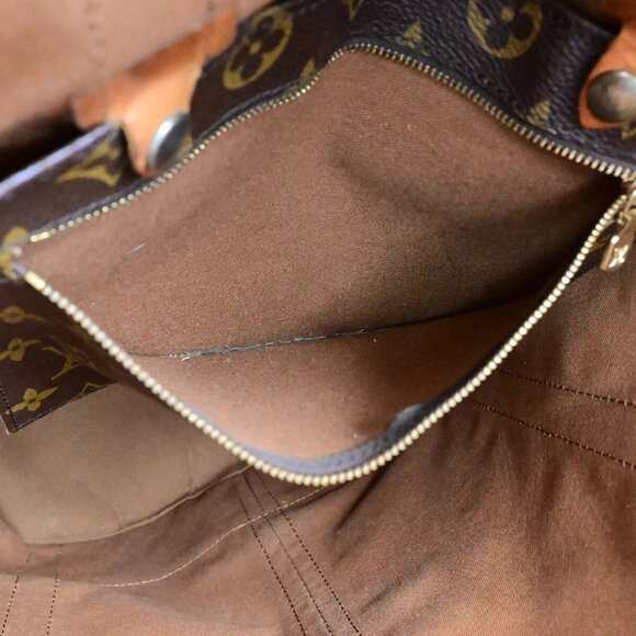 Auth LOUIS VUITTON LV Randonnee GM Shoulder Bag Monogram Leather Brown - Picture 12 of 16